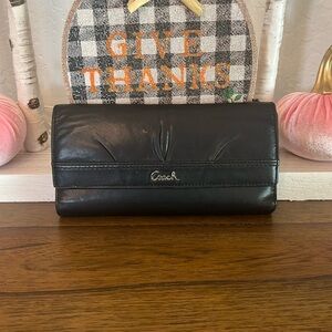 Black coach wallet